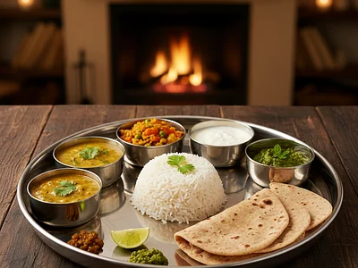 Ghar Ka Khana Thali