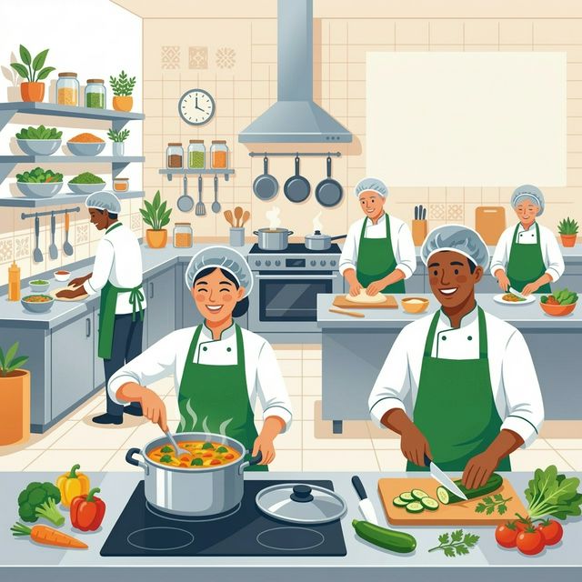 100% Pure Vegetarian Kitchen